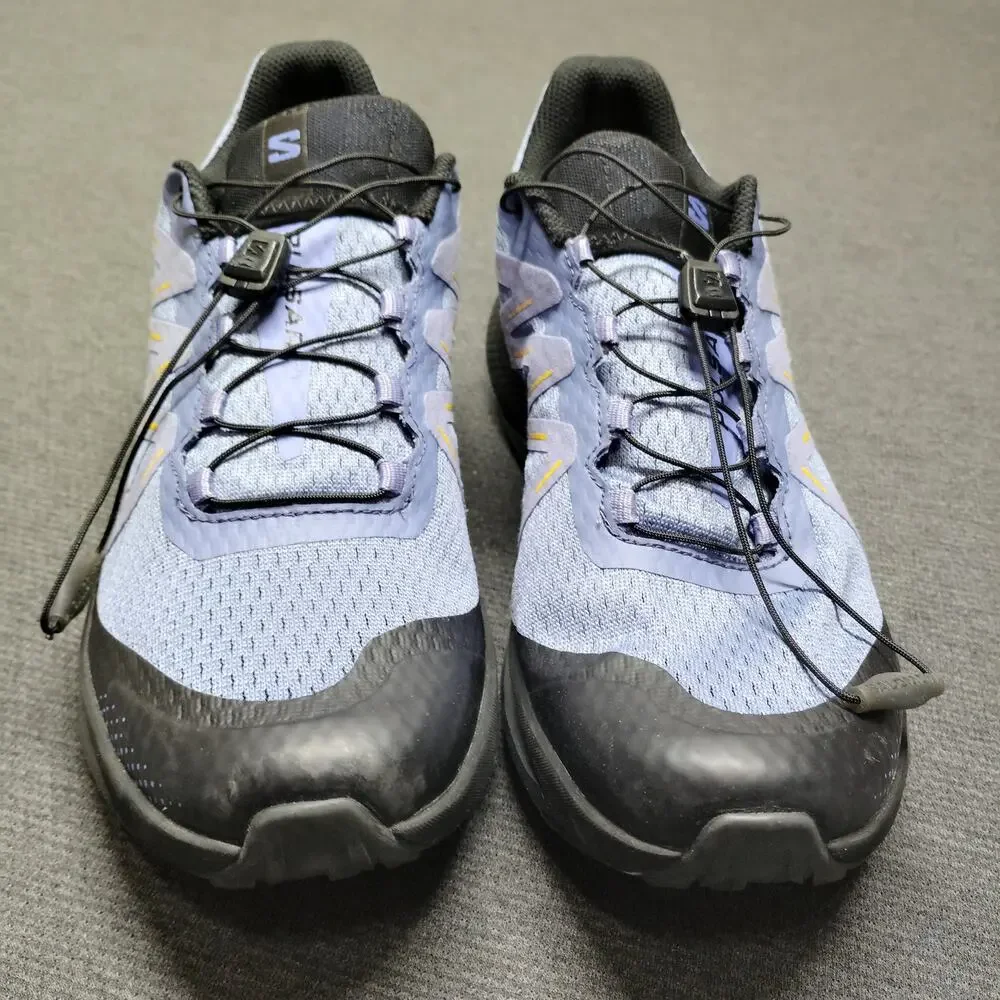 Salomon Pulsar Trail Running Shoes Womens 10 Lavender Black Quicklace